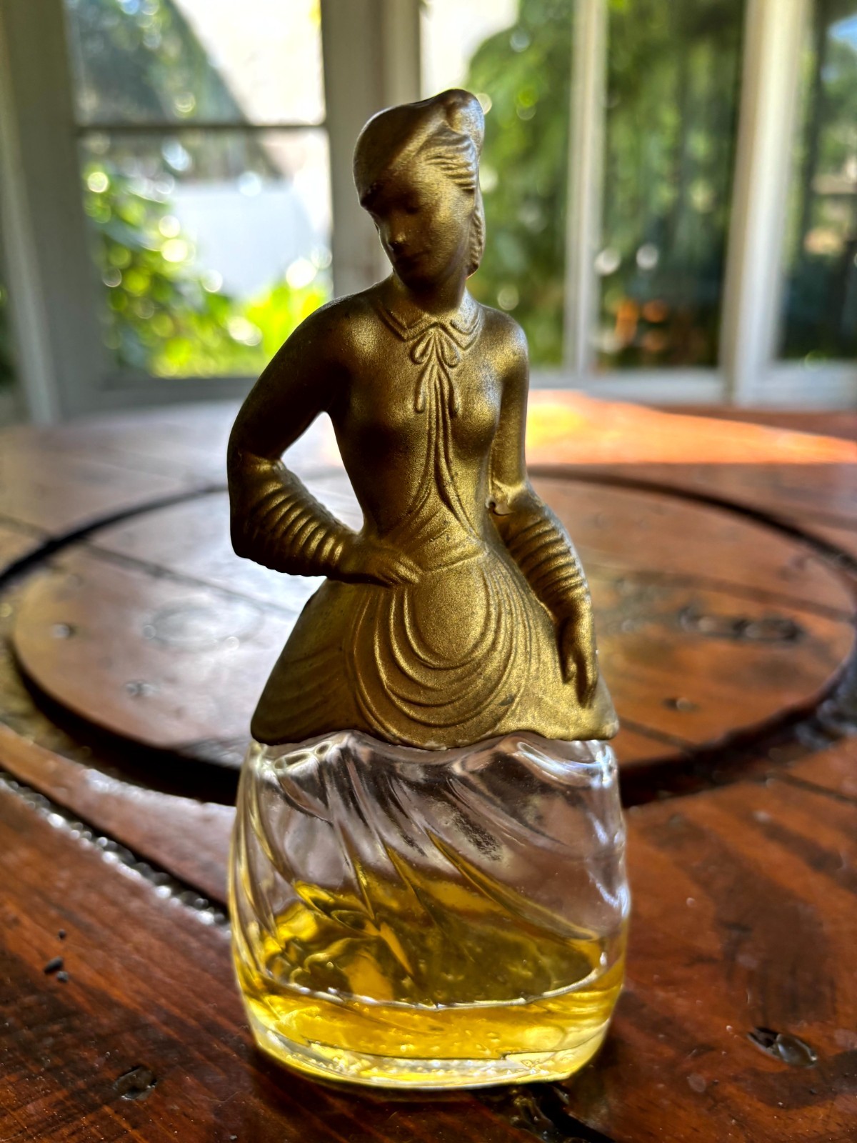 Vintage Pinaud Gone With The Wind Scarlett O'Hara Figural Perfume Bottle