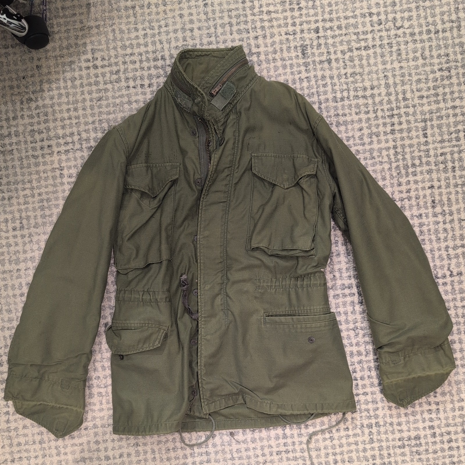 VTG 60S OG 107 FIELD Jacket Olive Green XTRA SMALL