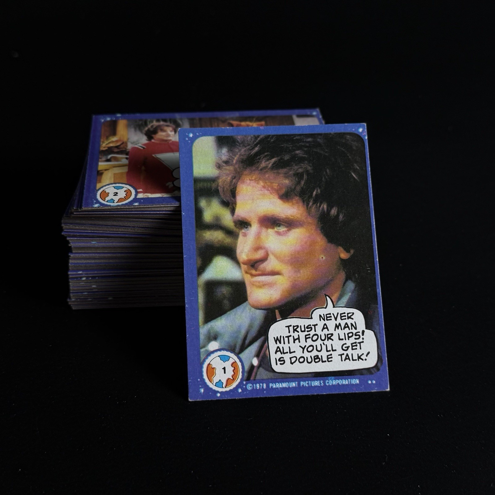 1978 Paramount Pictures Mork & Mindy Full Trading 99 Card Set