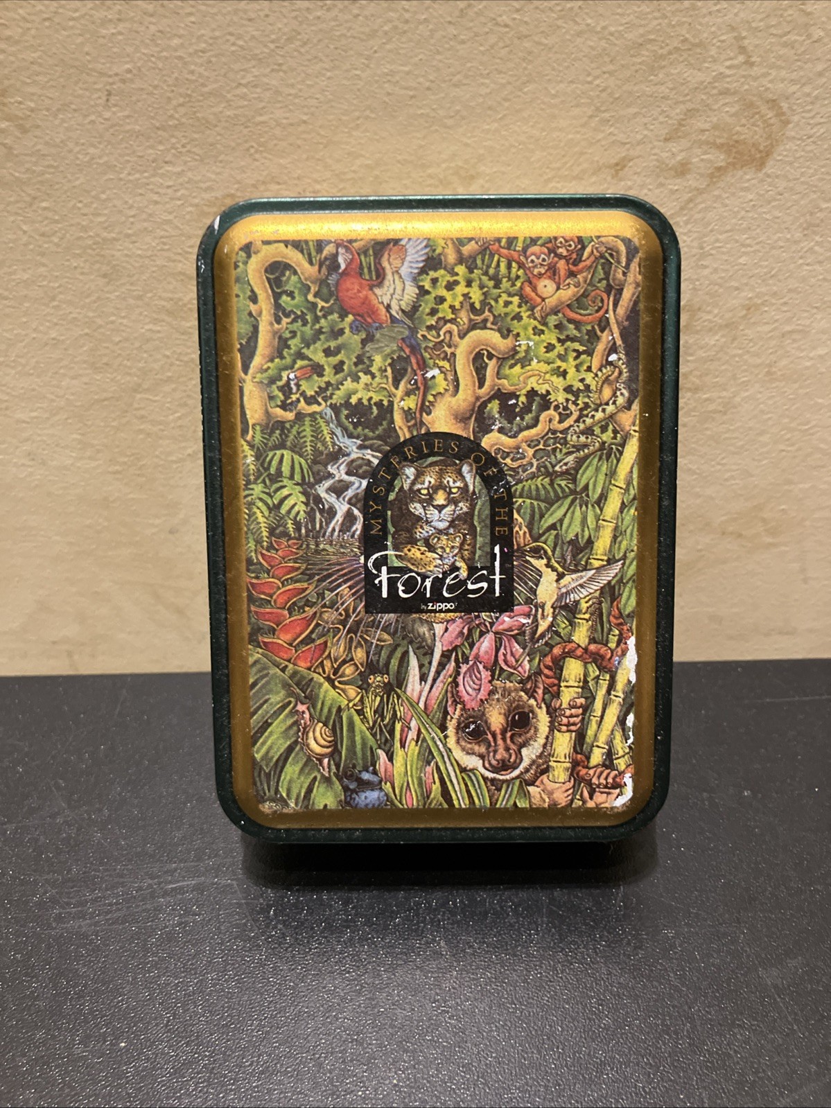 Zippo Mysteries of the Forest 1995 Collector's Tin *Empty*