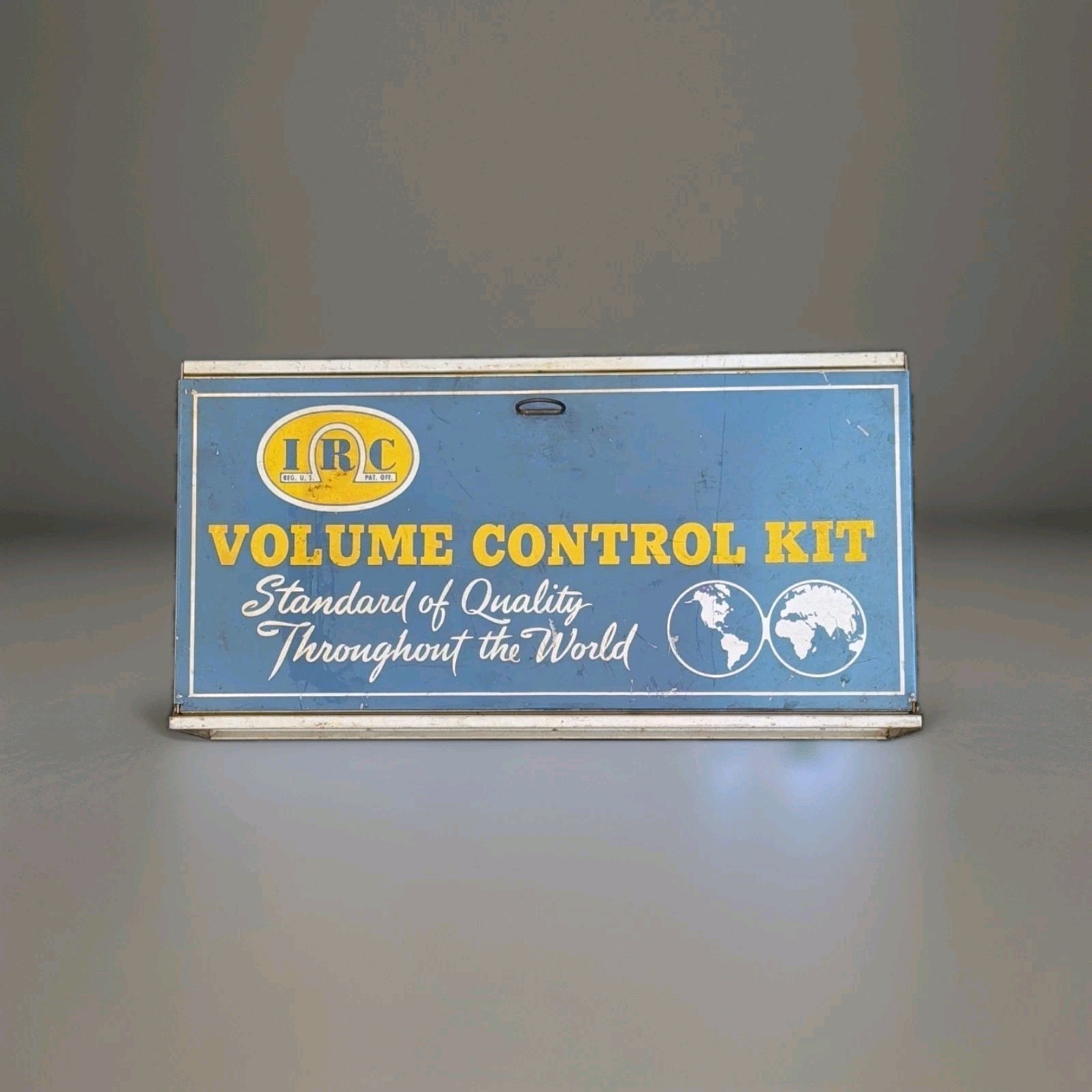 Vintage IRC Volume Control Kit Radio Stereo TV Store Parts Display Cabinet Sign