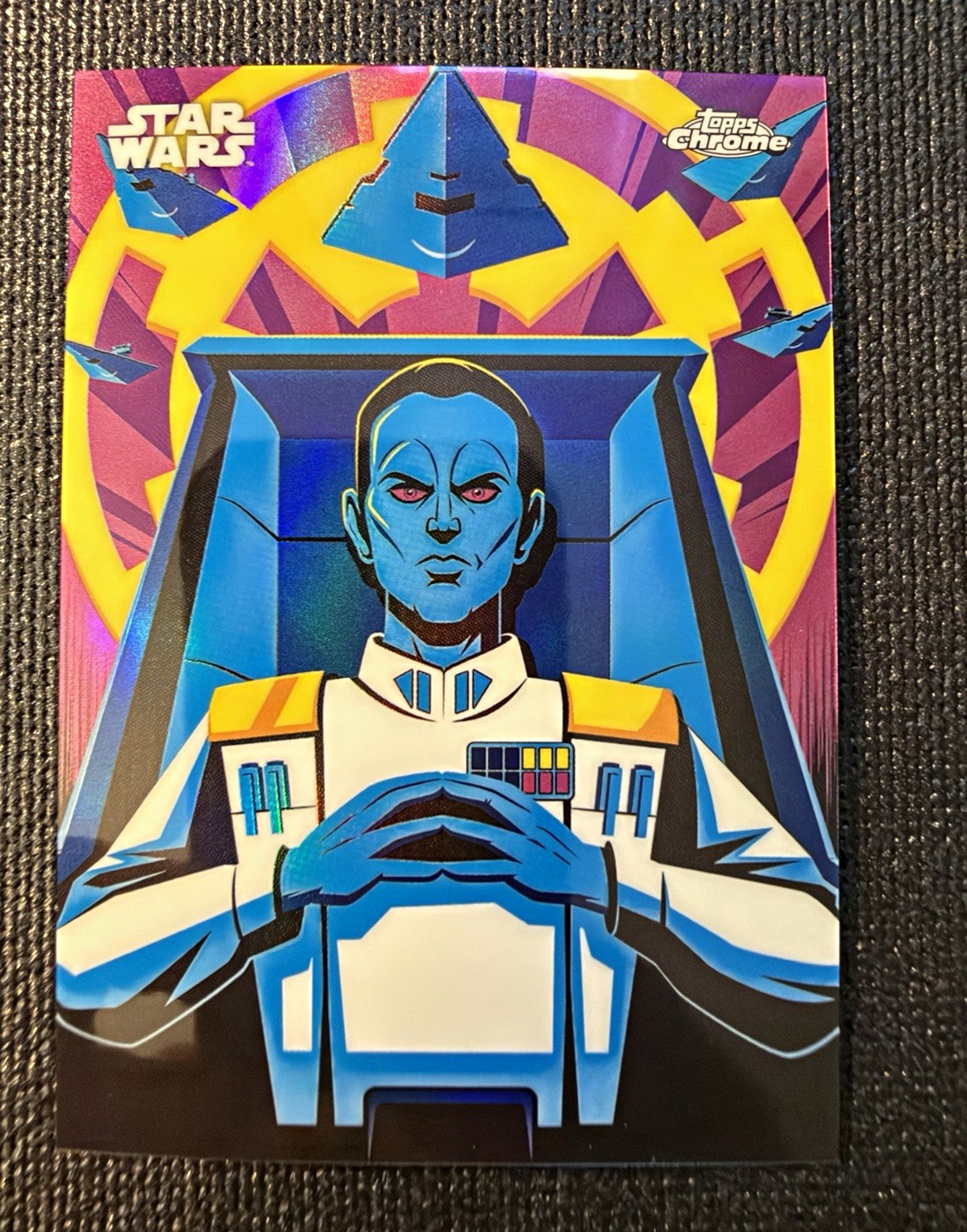 Topps 2026 Chrome Star Wars Kyber Light Insert KL-22 Grand Admiral Thrawn SSP