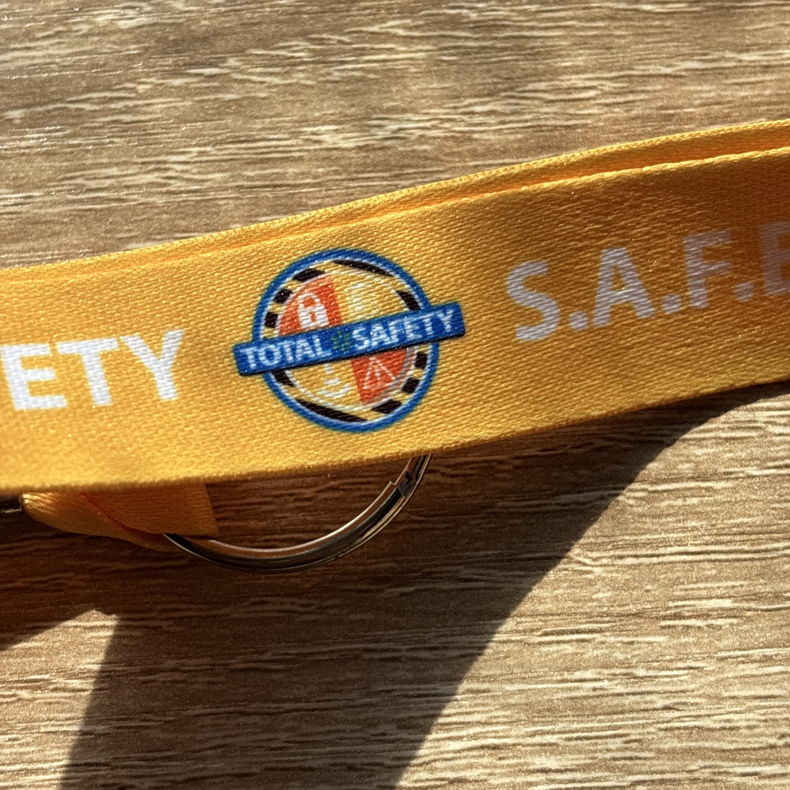 Official Walmart Associate Yellow S.A.F.E. Lanyard Total Safety Team BRAND NEW