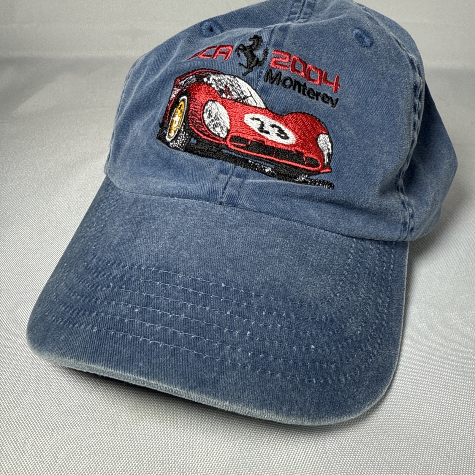 RARE VINTAGE 1967 Ferrari CLUB OF AMERICA 330 P4 2004 Monterey Baseball CAP 3V