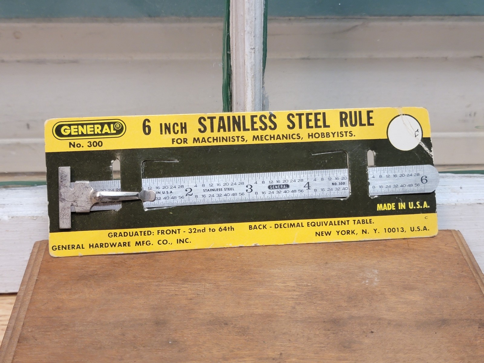 New Old Stock Vintage General Mfg Co. 6