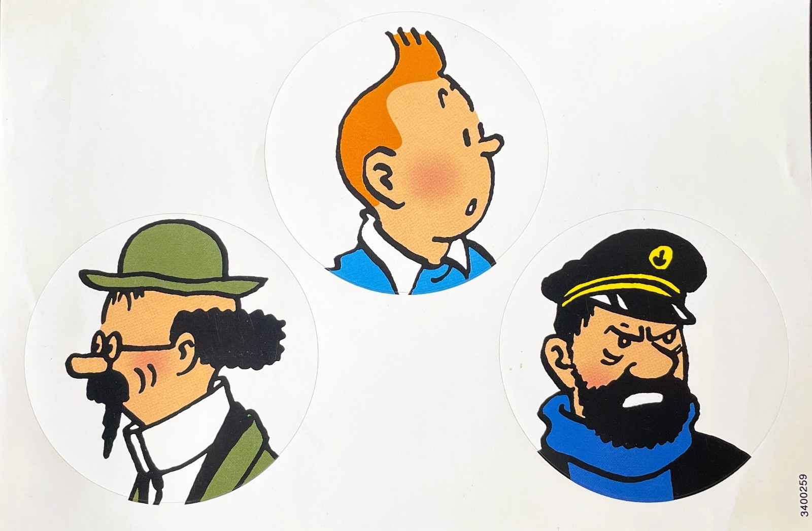 TinTin / Tim & Struppi [Herge] - Sticker - 2002 - NEW