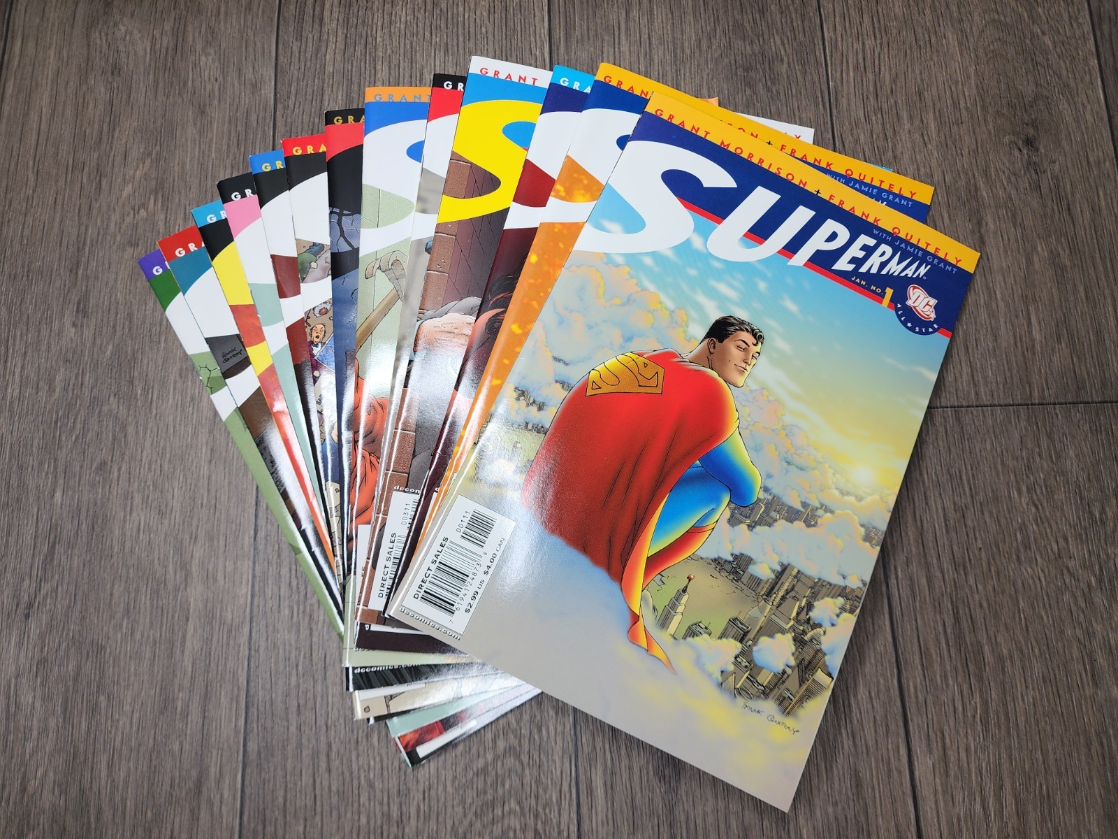 All-Star Superman #1-12 + #1 Variant (DC 2005) Complete Series Run - VF/NM