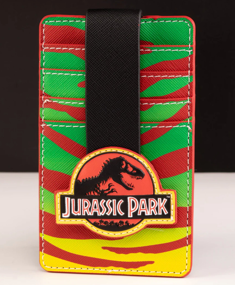 Loungefly Universal Jurassic Park 30th Anniversary Life Finds Way Cardholder NWT