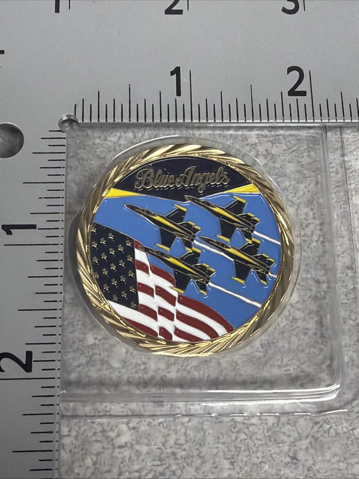 Coin - US Navy Blue Angels - Color - In Case - Brand New