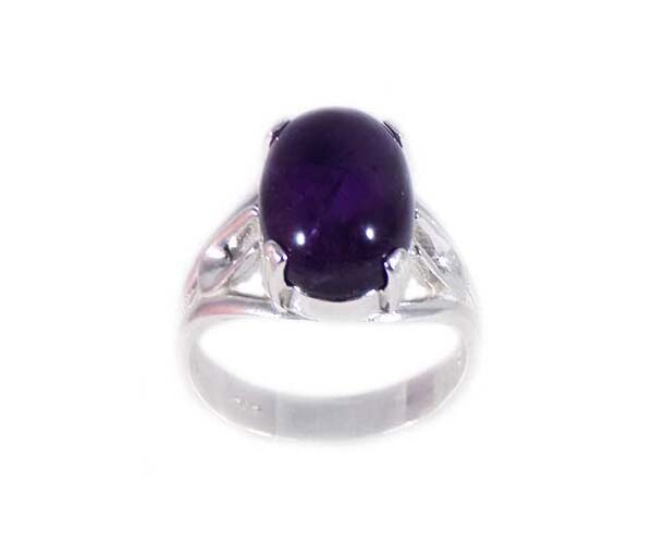 18thC Antique 6½ct Scotland Amethyst + Ring: Roman Legionnaire Hoplite Talisman