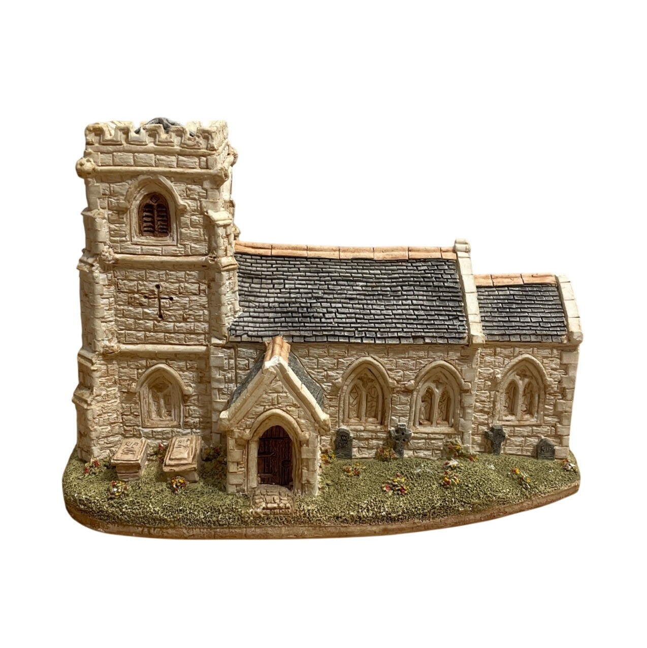 Lilliput Lane St Marys Church w Cemetery The English Collection 1985 Cumbria UK 