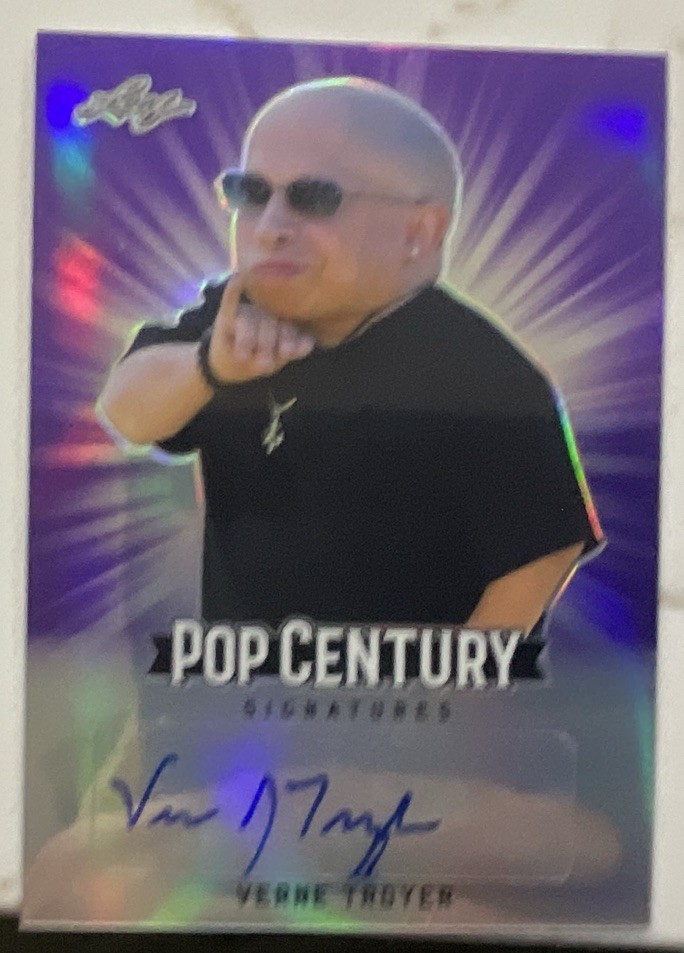 Verne Troyer - 2018 Leaf Pop Century #Ba-Vt1 Pink Prismatic /20