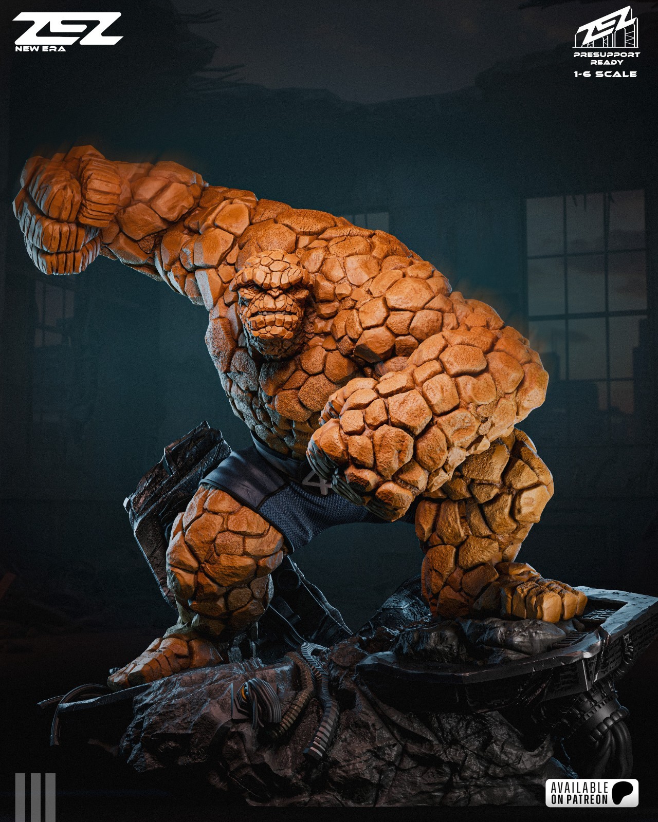 The Thing | Street‑Breaker Edition | UNPAINTED | 1/6 Scale Resin Kit