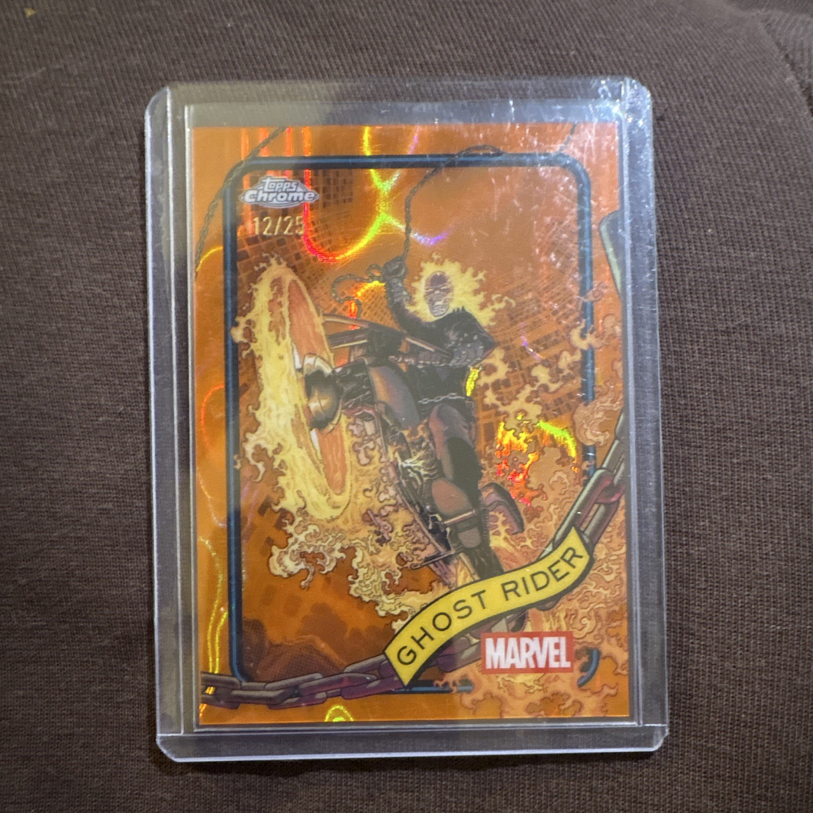 Topps 2025 Topps Chrome Marvel Ghost Rider #183 Serial Numbered /25