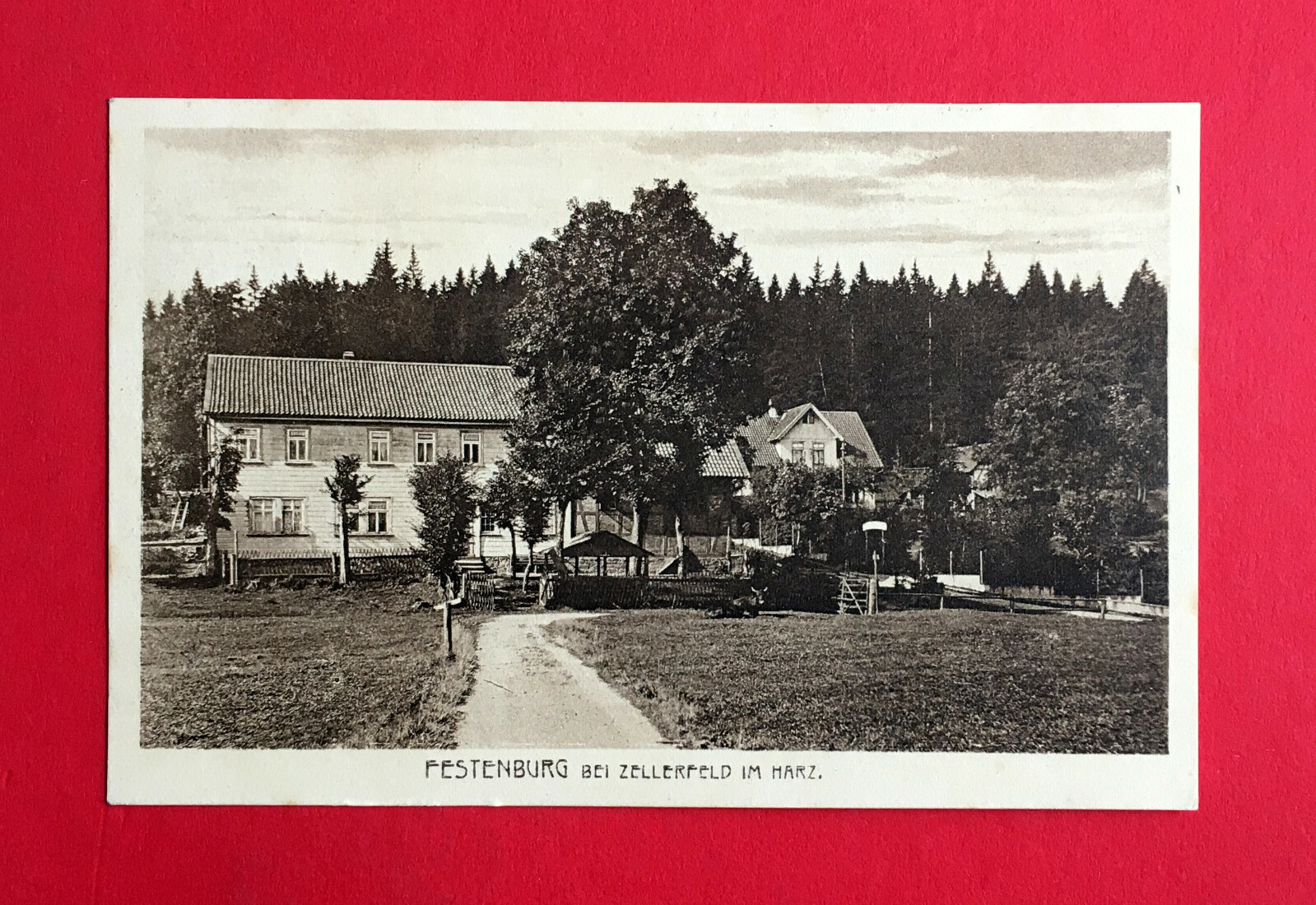 Postcard Zellerfeld in the Harz 1942 Festenburg (49345