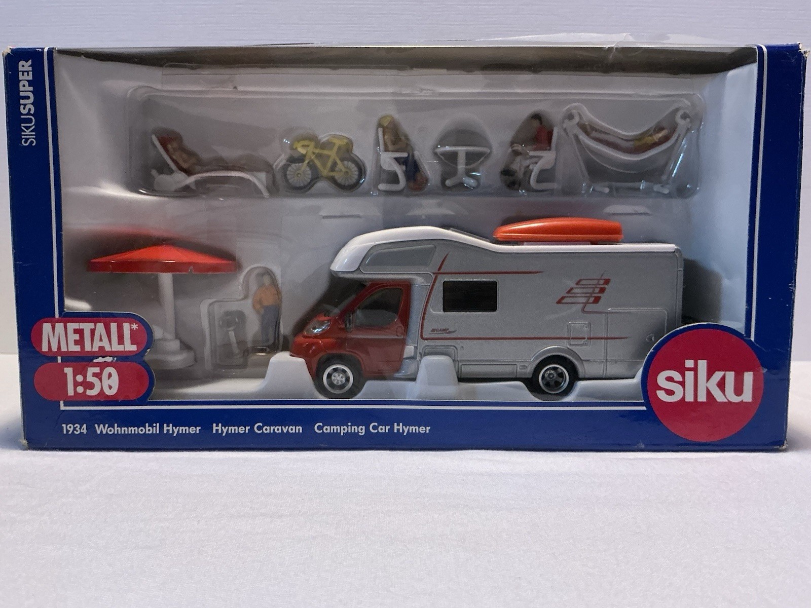 SIKU Super 1934 Camping Car Hymer Die-Cast Model  Germany  New Open Box