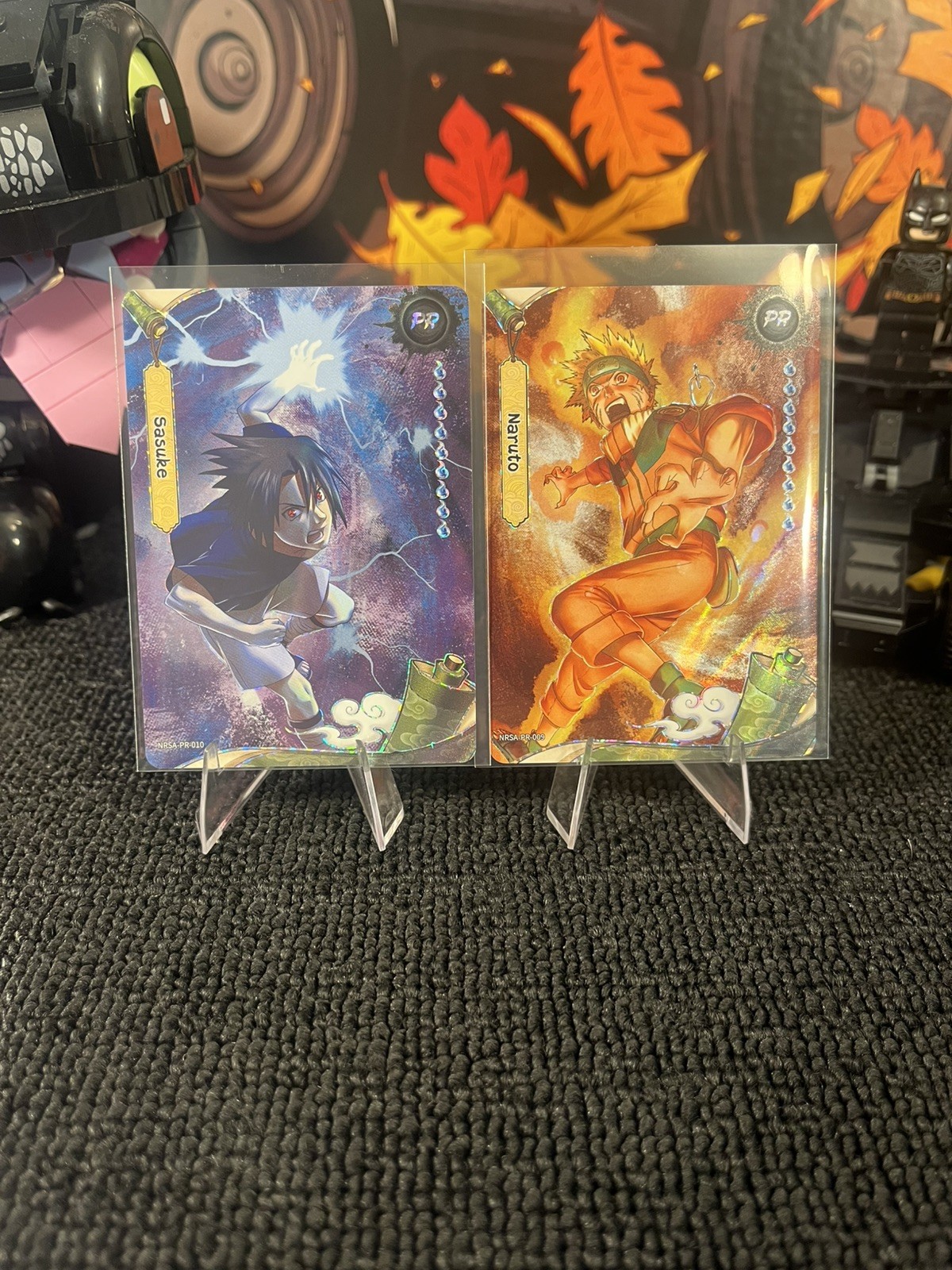 2 Cards Sasuke & Naruto PR KAYOU Cards NRSA-PR-010 & NRSA-PR-009 English 