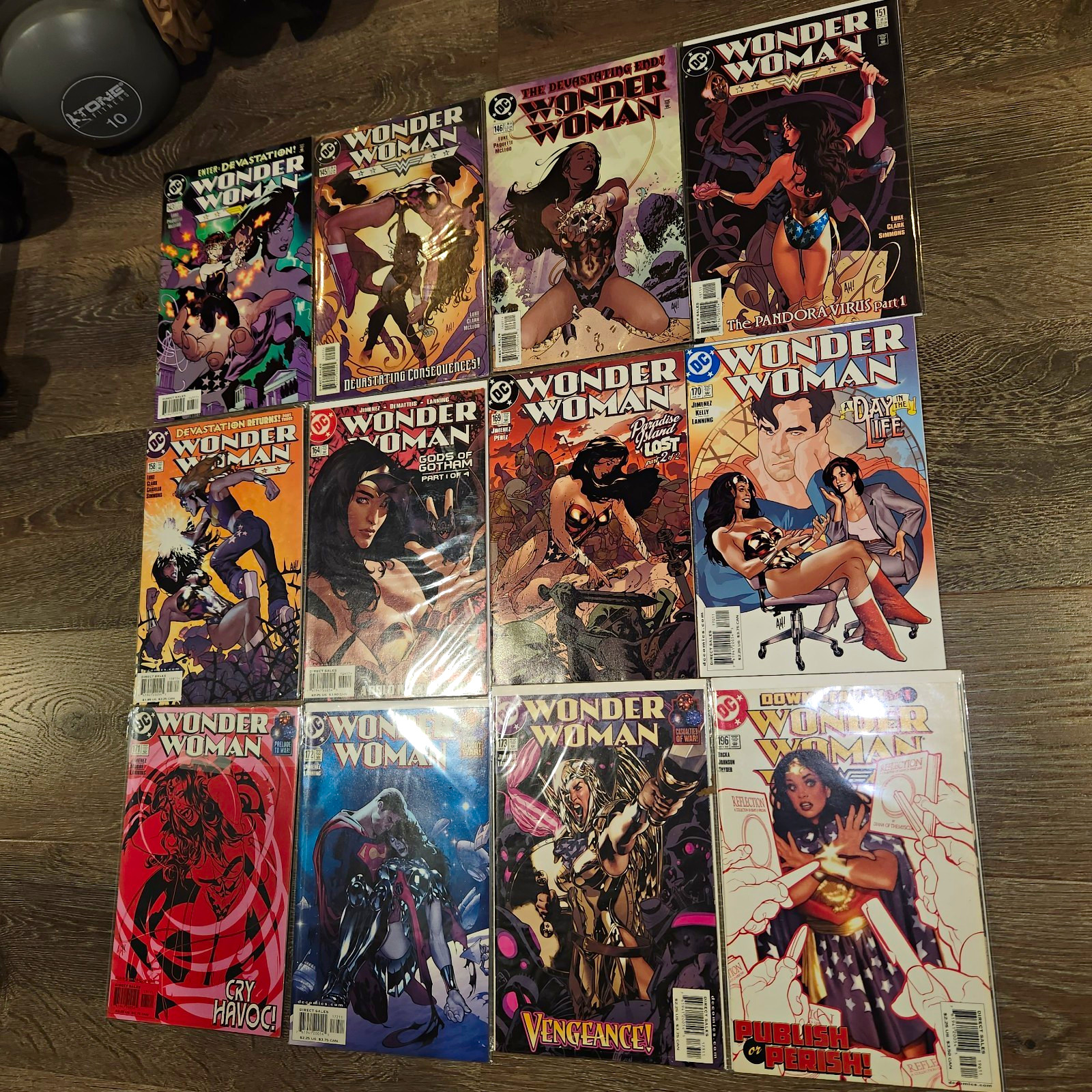 DC COMIC LOT: WONDER WOMAN ADAM HUGHES COVERS × 12: SEE LIST