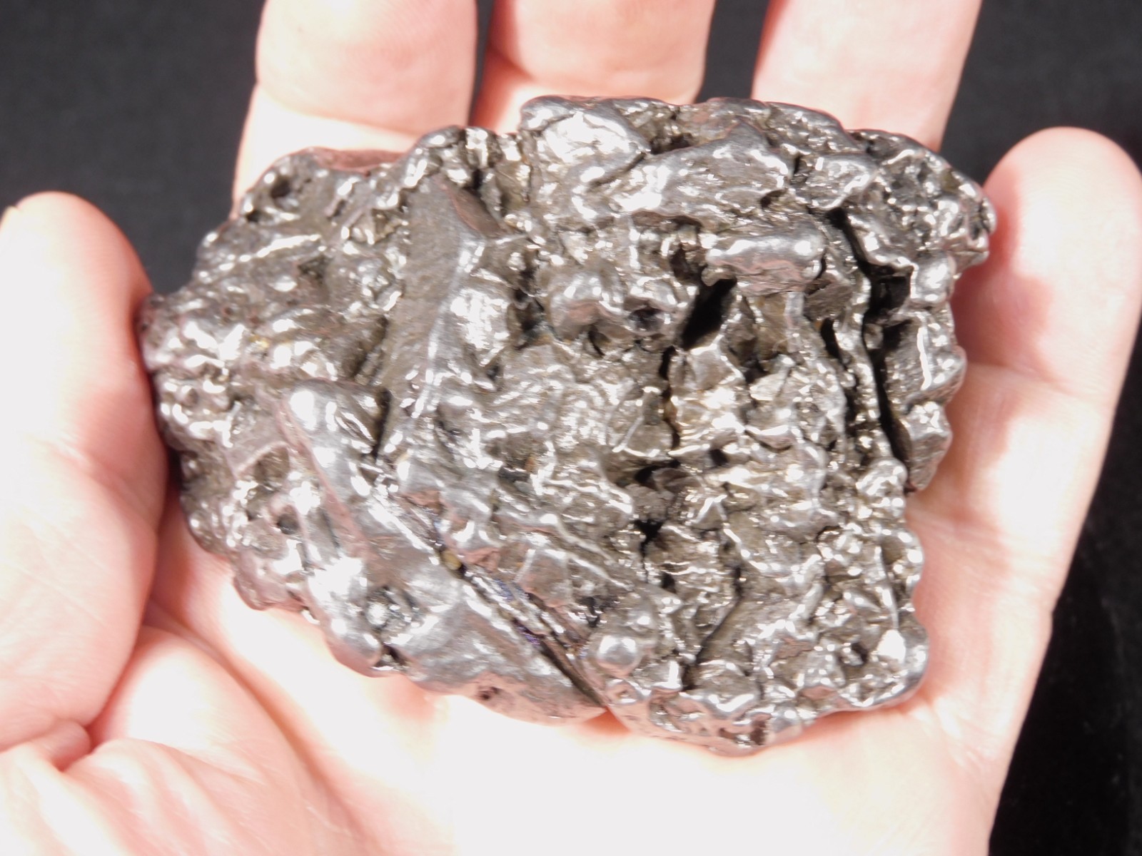 BIG Super Shiny CAMPO Del Cielo METEORITE 100% Natural Argentina 501gr