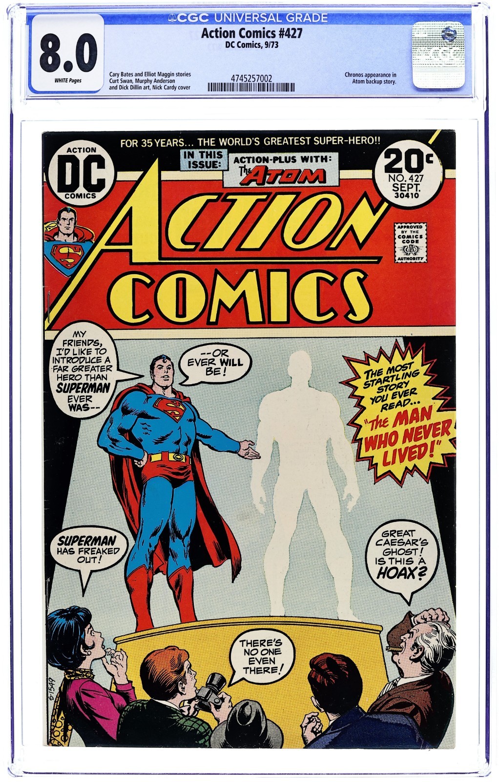 Action Comics #427 - 1973 - CGC 8.0 - Nick Cardy