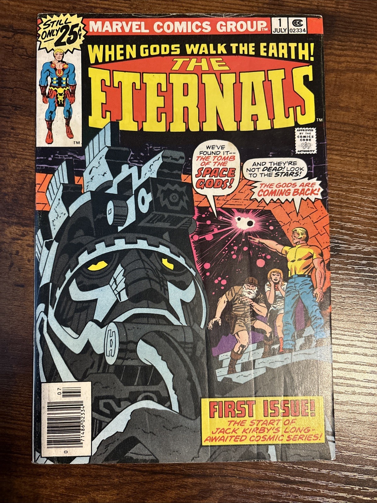The Eternals #1 First Appearance Marvel 1976 Jack Kirby