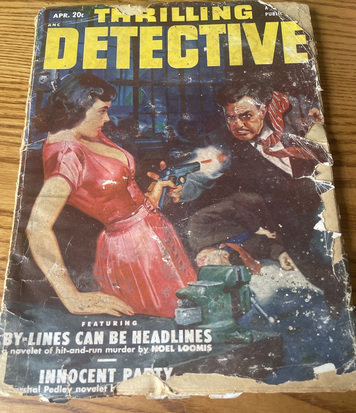 Thrilling Detective Pulp Magazine April 1951