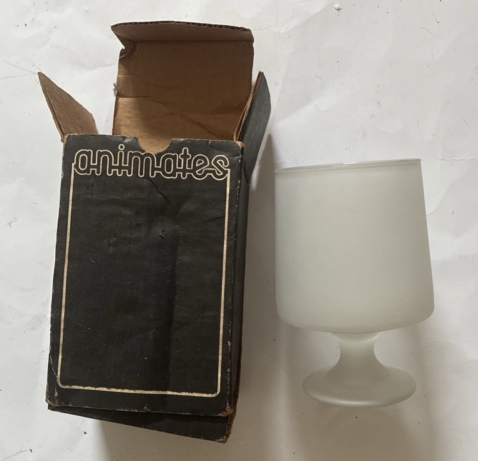 Vintage LE Smith Animates Vtg Color Changing Fairy /Tea Light Candle Holder Box