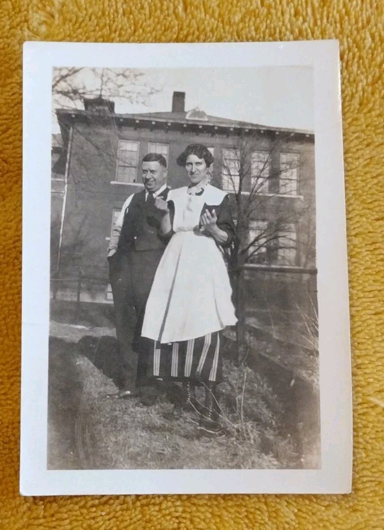 Man and Woman 1900s Photograph