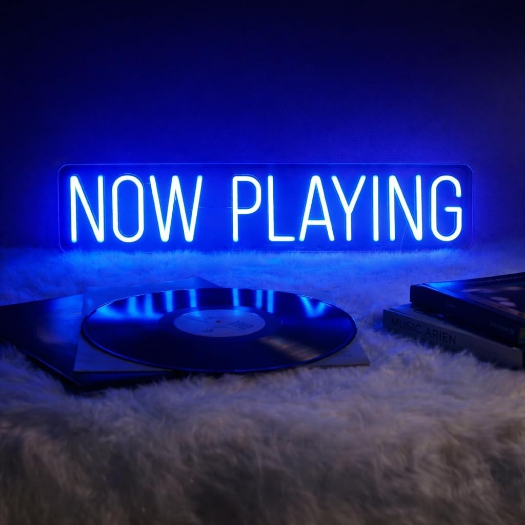 Now Playing Neon Sign Music Studio LED Light Sign Music Night Ambient Lighti.. Now Playing Neon Sign Music Studio LED Light Sign Music Night Ambient Lighti..