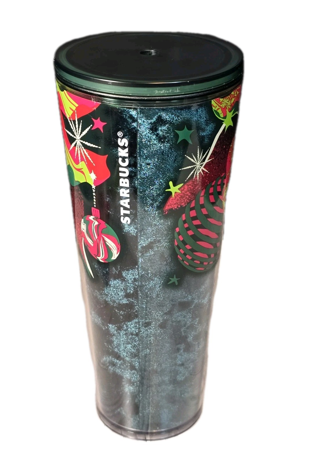 ❄️ Starbucks Holiday 2023 Cold Cup Tumbler – 24oz – No Straw Topper – New