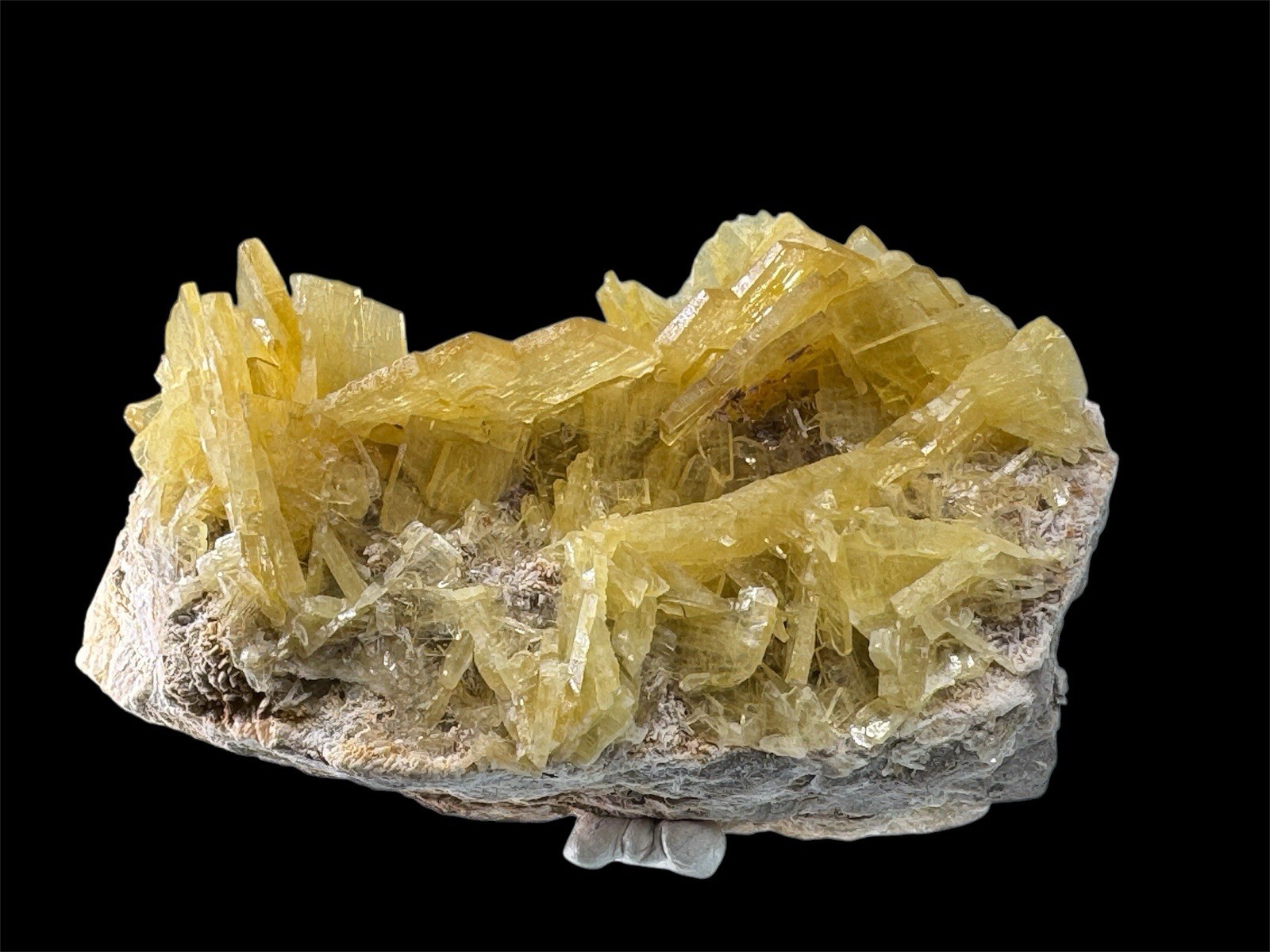 Golden Bladed BARITE (BARYTE) *Cerro Warihuyn, Peru*