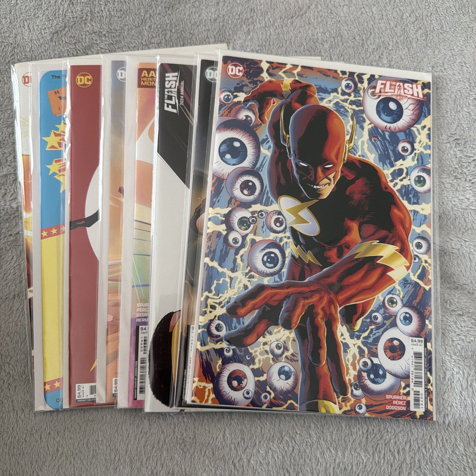 The Flash #7-13 + ANNUAL 2024 Vol. 2 Until Time Stands Still Variant Set DC 2024