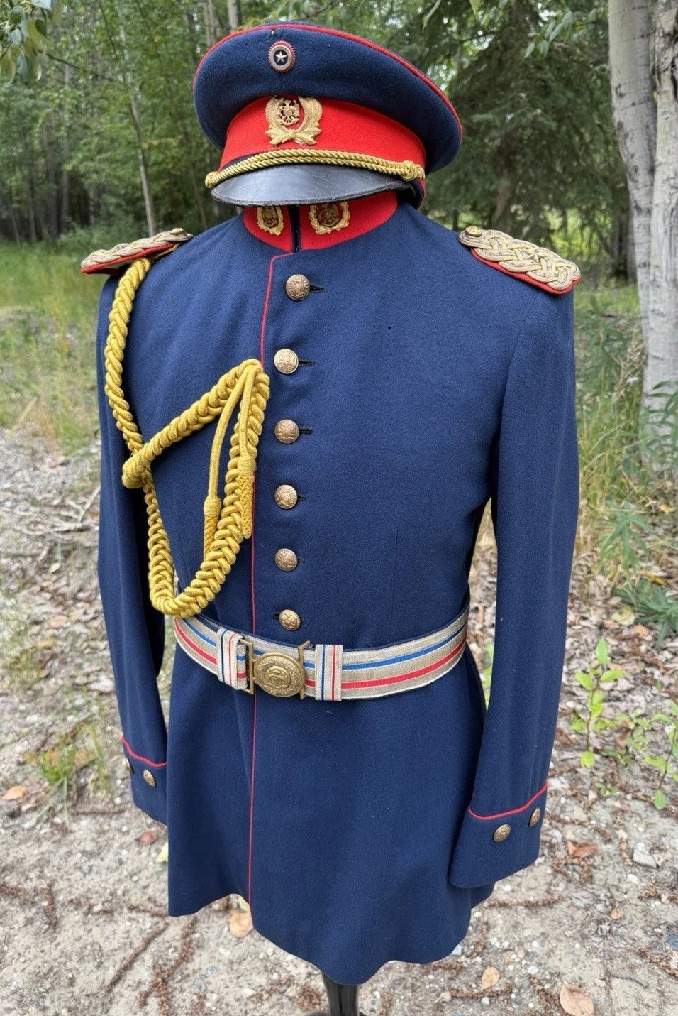 Original Chilean German Army Style Waffenrock Uniform Named Rare One Of A Kind