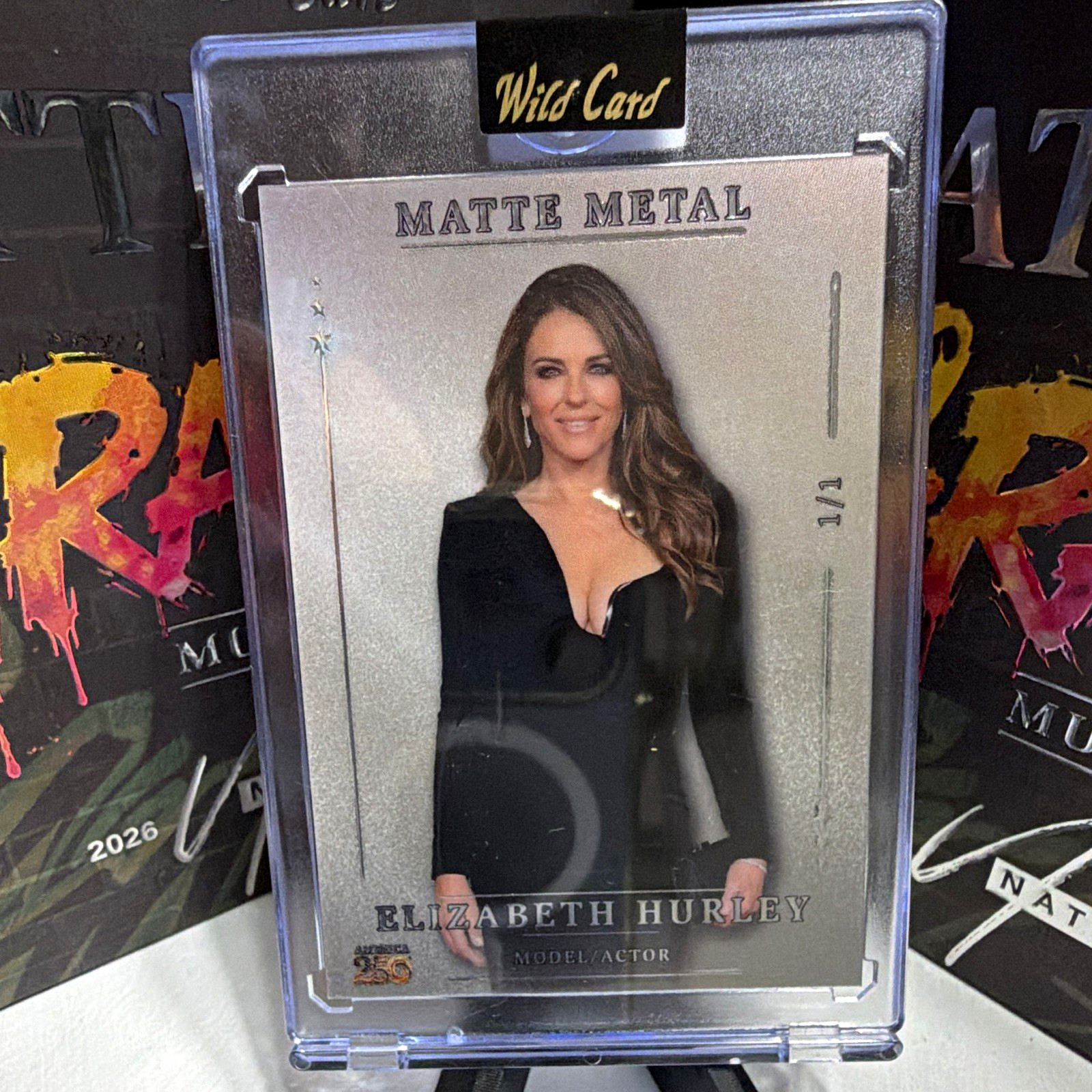 2026 Wild Card Matte Metal Elizabeth Hurley America 250 National 2026 1/1