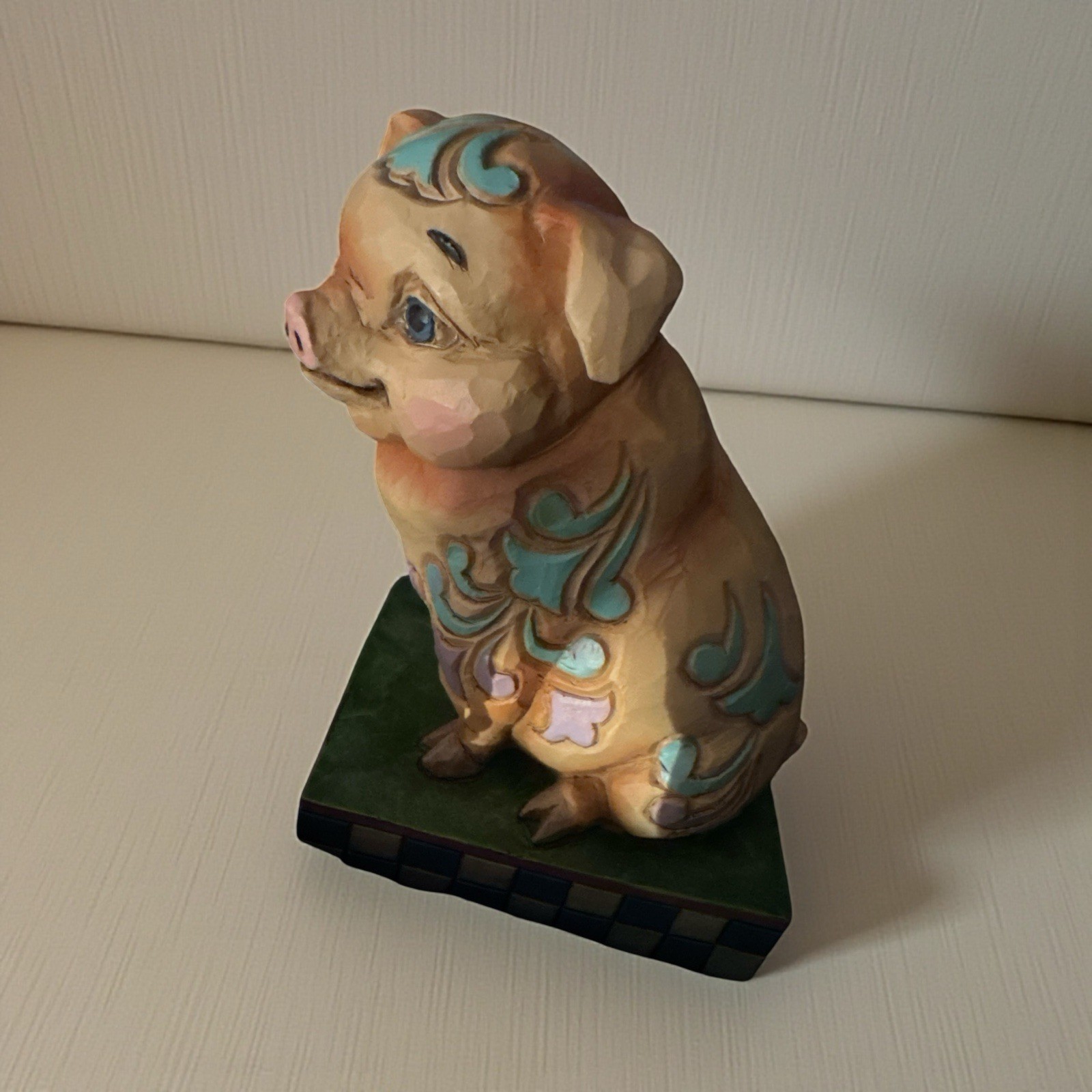 Jim Shore What\'s the Pig Idea Pig Figurine Heartwood Creek Enesco