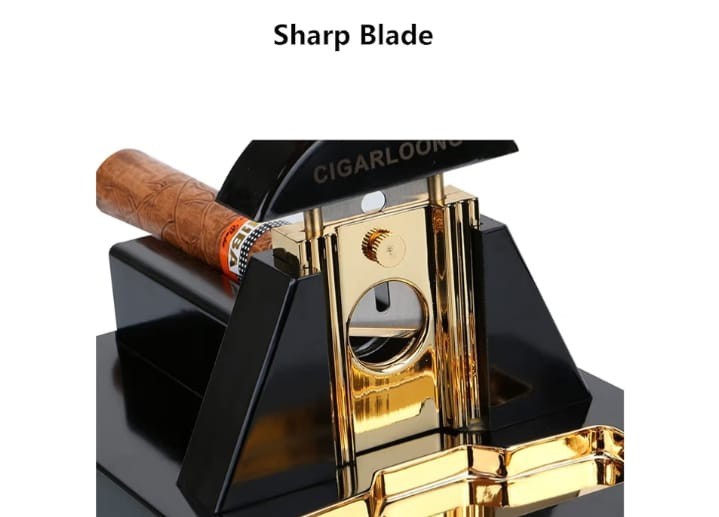 LUXURY Cigar Cutter Steel Sharp Blade Table Top Guillotine WE SHIP OVERSEA