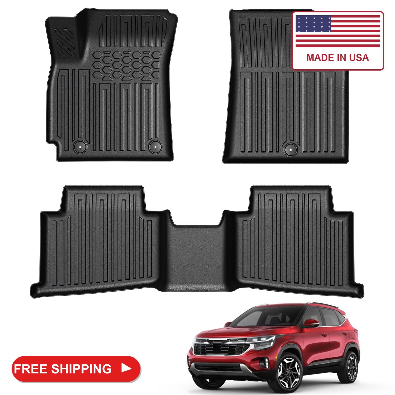 LUMWAY Floor Mats for Kia Seltos 2026 2025 2024 (NOT for 2027 Seltos)