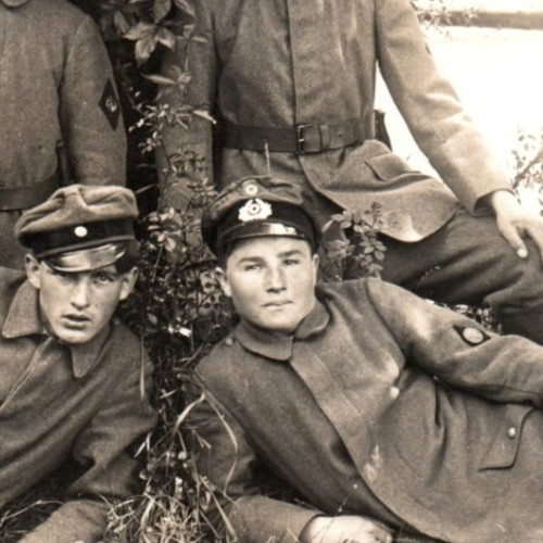 Post WWI German Soldier Freikorps Epp With Unit Patch RPPC Real Photo Postcard 