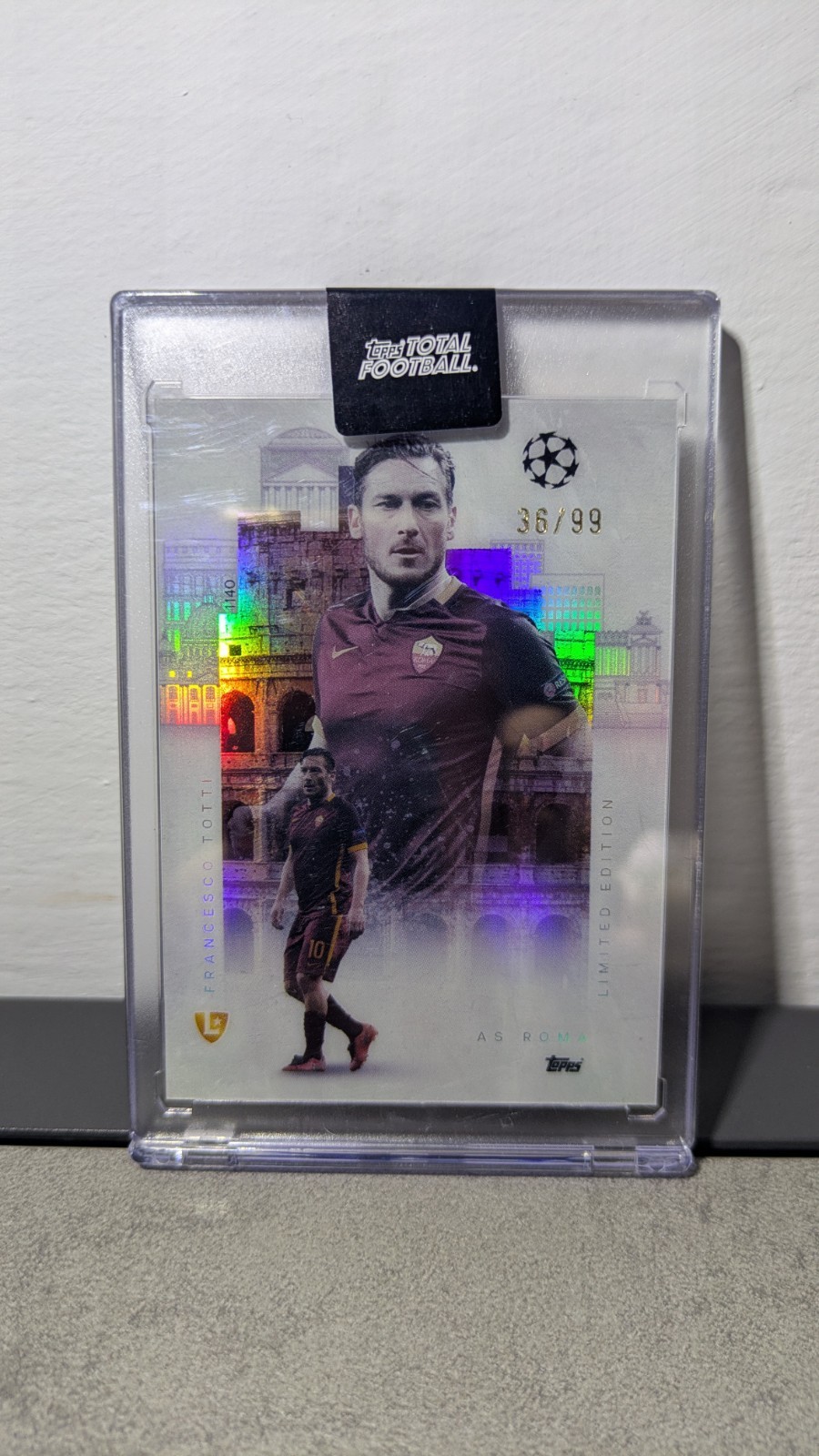 Francesco Totti 36/99 Legend AS Roma Limited Edition - Topps Total Football 2025