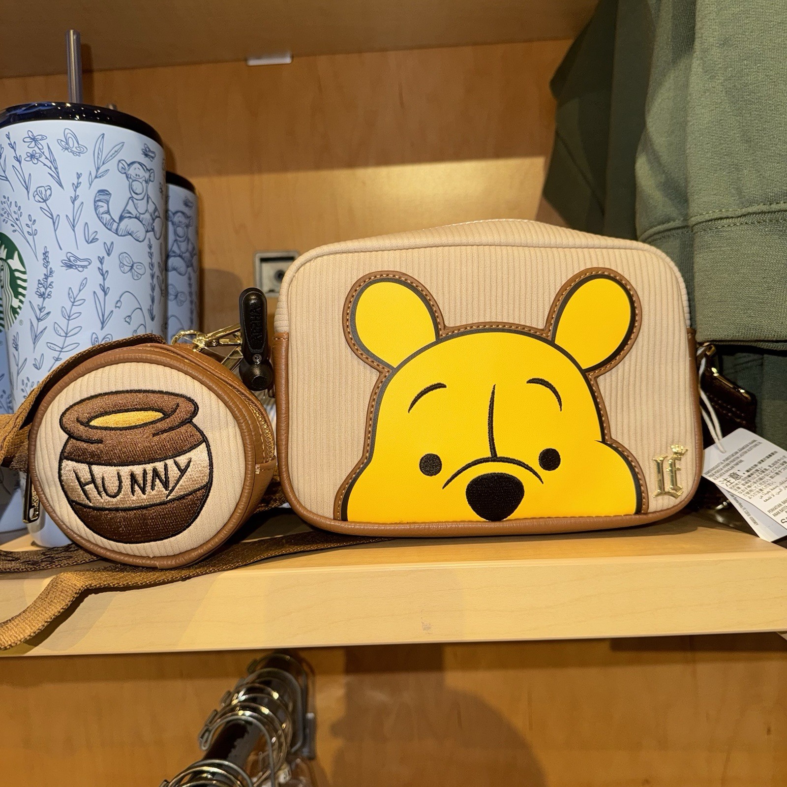 2026 Disney Parks Loungefly Winnie The Pooh Crossbody Bag + Coin Purse NWT