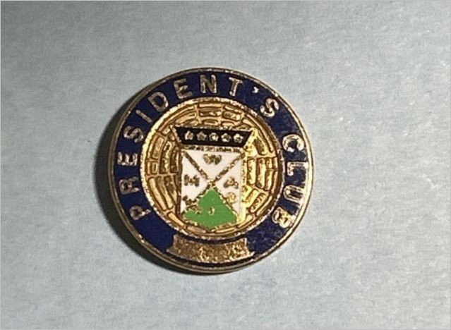 Vintage MODERN WOODSMEN of America MWA President\'s Club Pin 1/20 10K GF