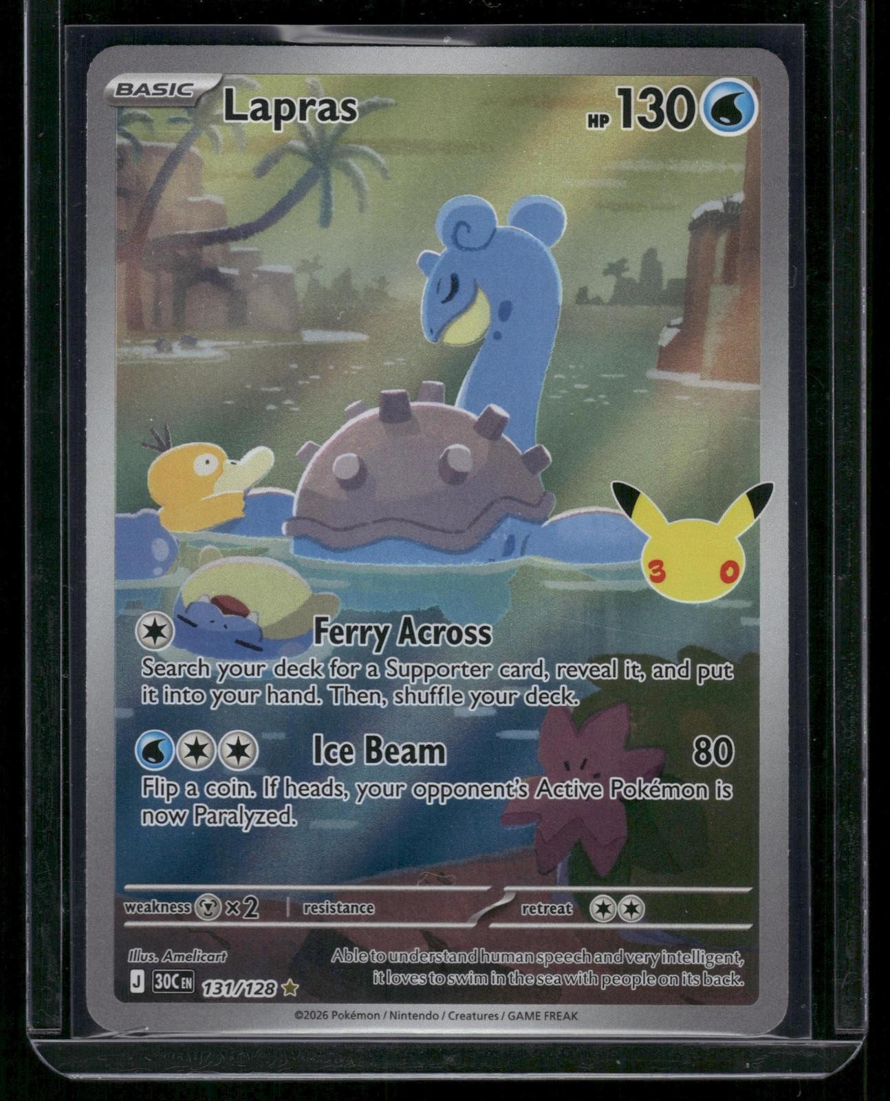 ME: 30th Celebration #131/128 Lapras