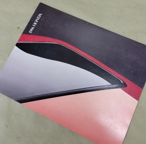 1986 Honda Promo Booklet OEM Honda