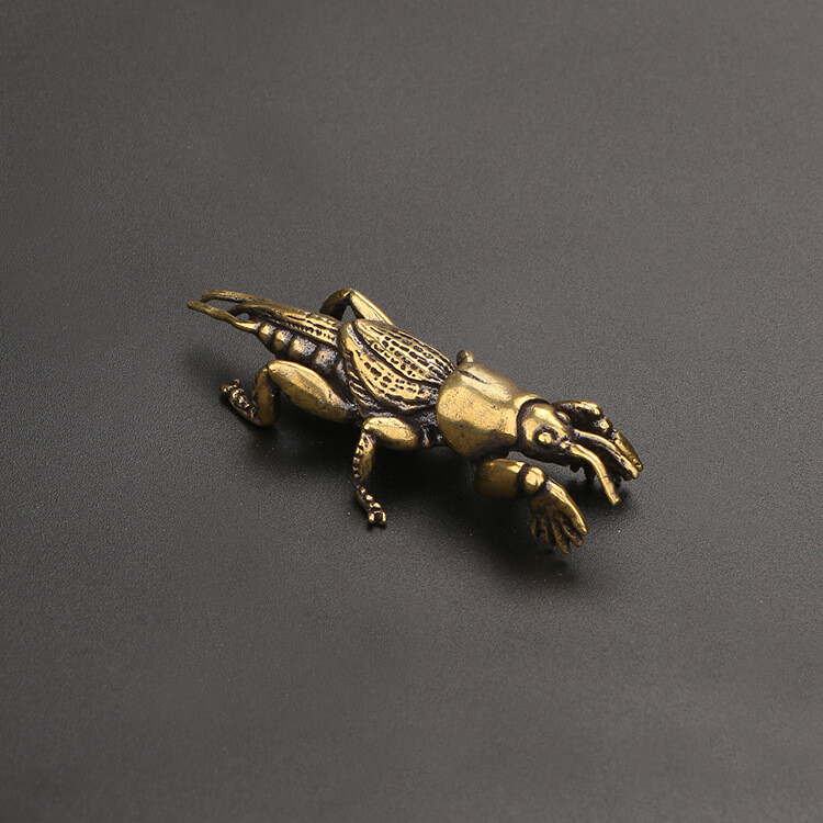 Brass Insect Figurine Statue Reptile Animal Figurines House Desktop Decoration