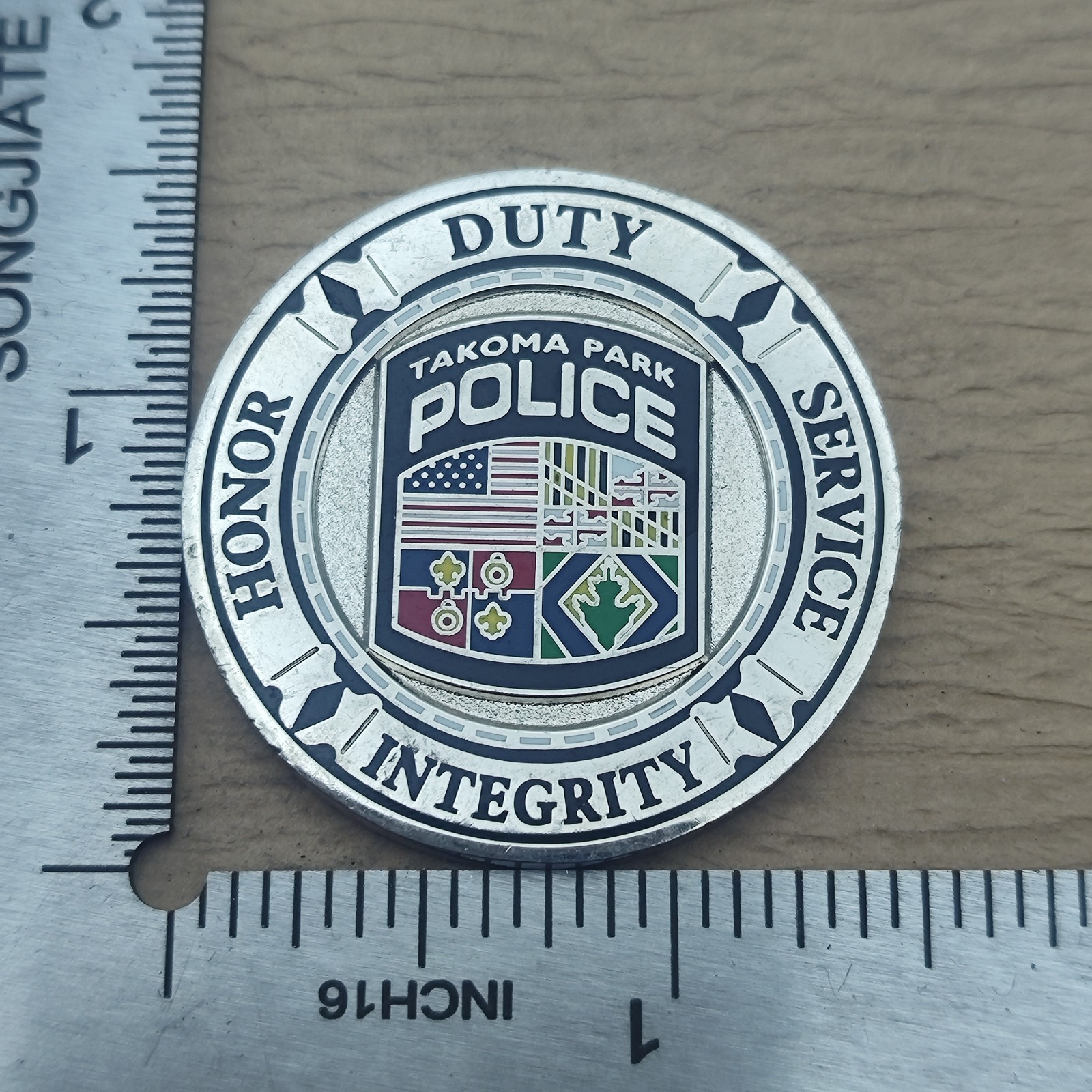 Takoma Park Police Challenge Coin