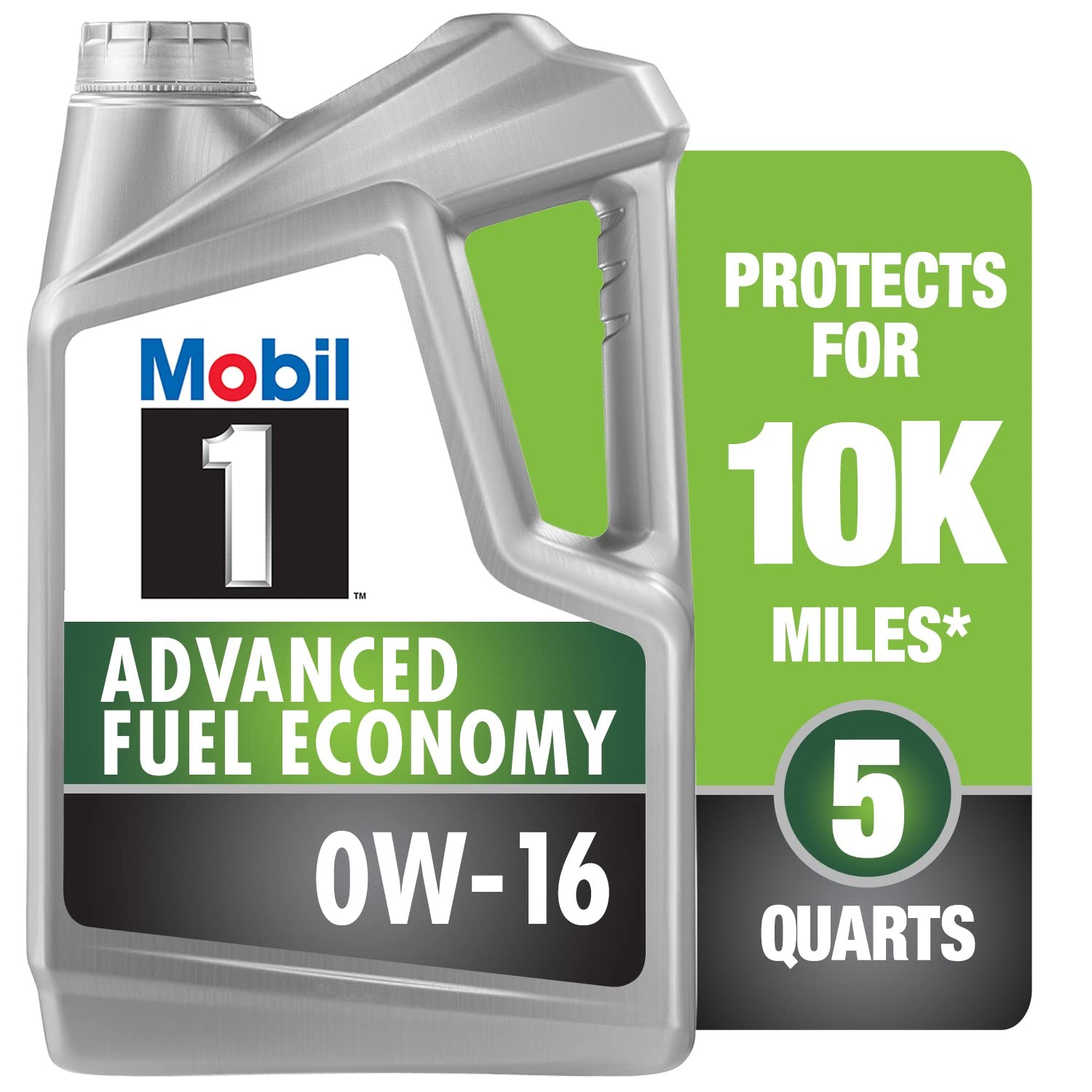 Mobil 1 Advanced Fuel Economy 0W16 Full Synthetic Motor Oil 5 Quart
