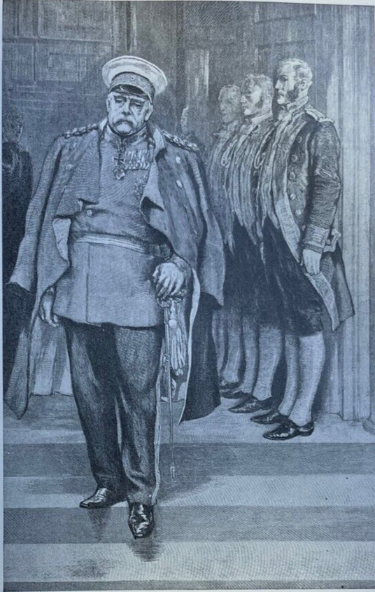 1892 German Leader Otto Von Bismarck