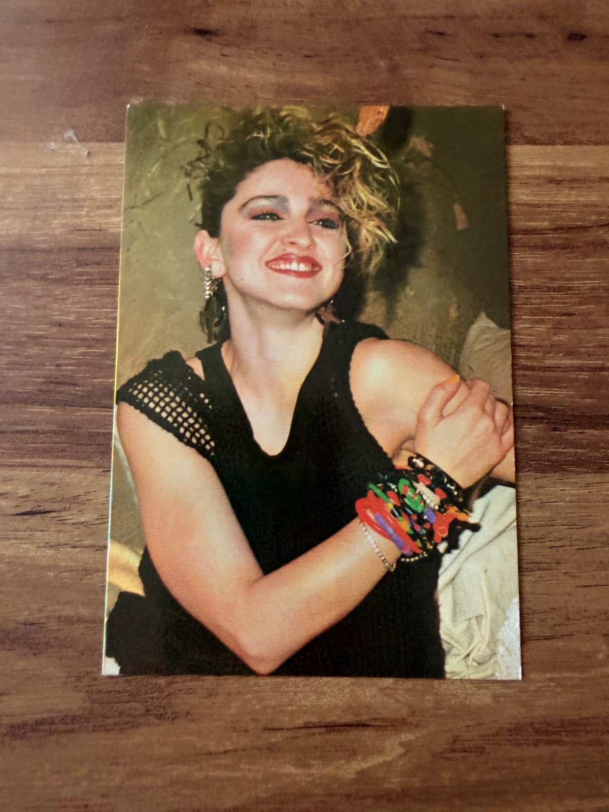 Madonna Vintage Turkish Postcard Rare 1980s Pop Icon Collectible Promo Card