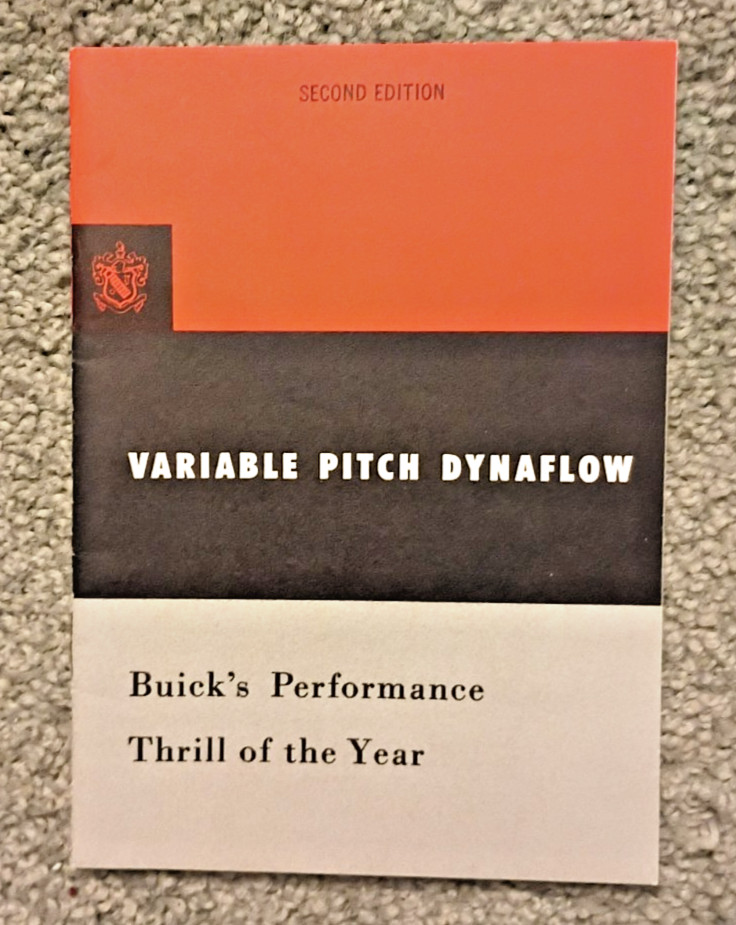 1955 Buick Brochure explains the New and Improved Dynaflow Transmission Original