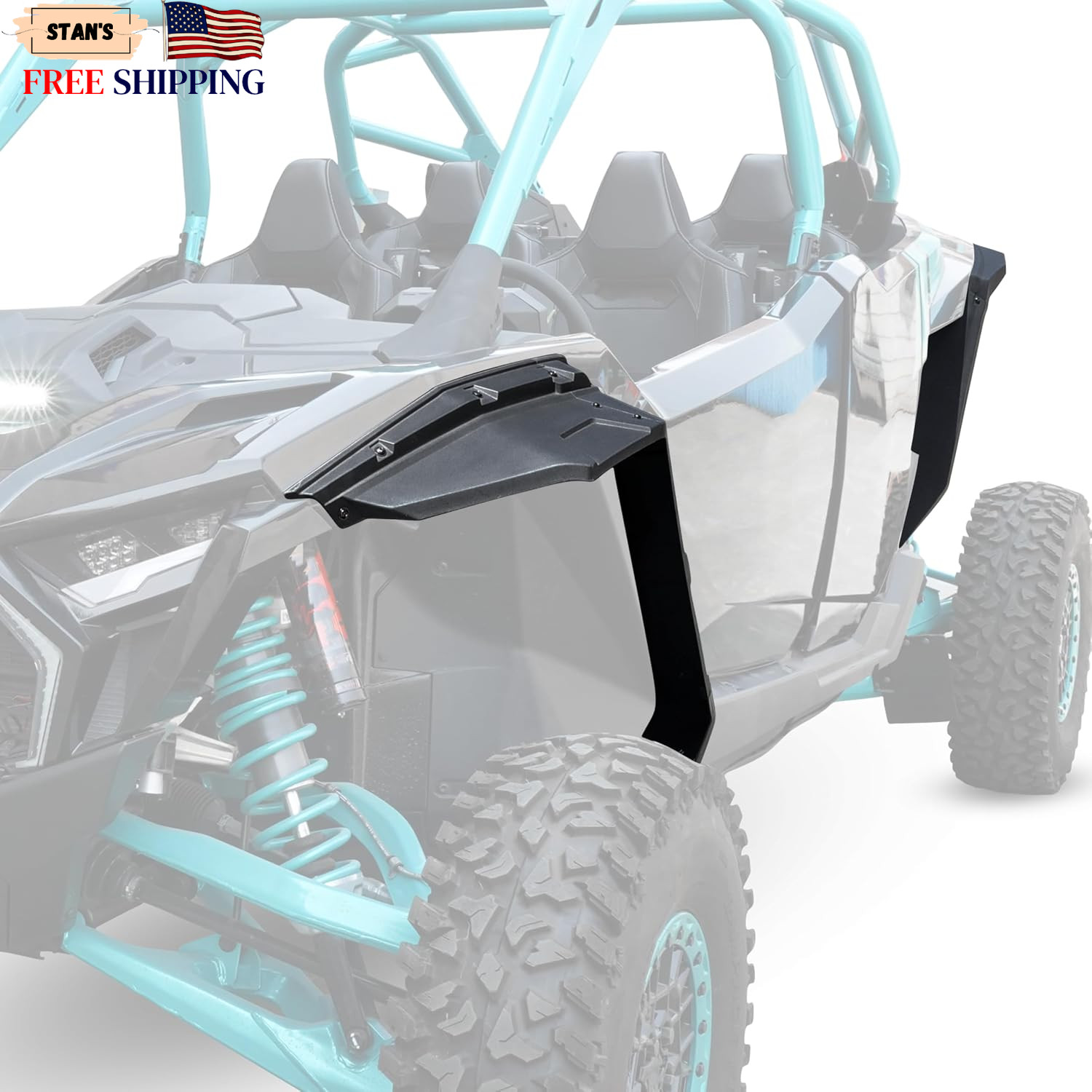 Front Rear Fender Flares for Polaris RZR PRO XP/R/S 2025-2026 Replace #289040...